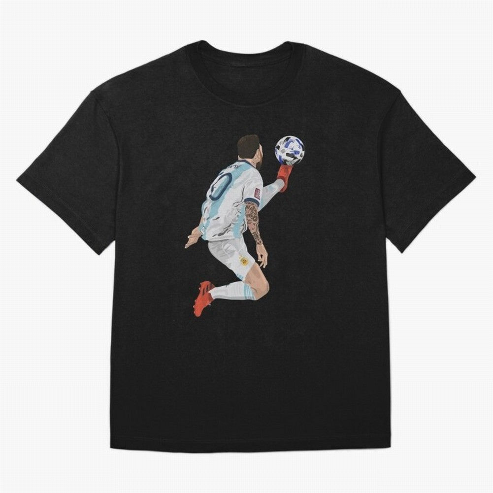 Messi - Lionel Messi Ball Classic T-Shirt Celebrate Rivalries and Pride in FIFA World Cup 2026 Group Stage Built around Haaland and Mbappe, Portugal, Spain and Germany Energy, Sports Nostalgia, International Competition, Famous Players and