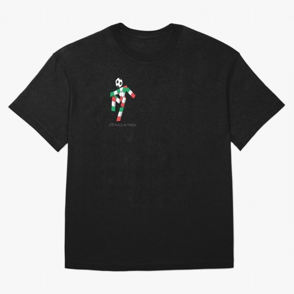 italia 90 footballer logo Classic T-Shirt Support Iconic Players in FIFA World Cup 2026 for Fans of Cristiano Ronaldo, Haaland and CR7 and Portugal, Bringing Championship Spirit, Famous Goals, Roaring Crowds and International Football Unity; Great