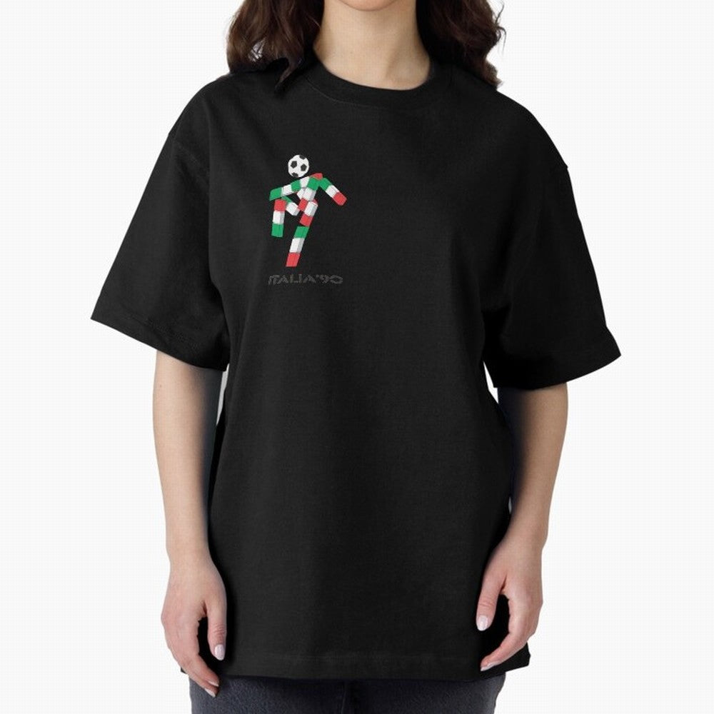 italia 90 footballer logo Classic T-Shirt Support Iconic Players in FIFA World Cup 2026 for Fans of Cristiano Ronaldo, Haaland and CR7 and Portugal, Bringing Championship Spirit, Famous Goals, Roaring Crowds and International Football Unity; Great