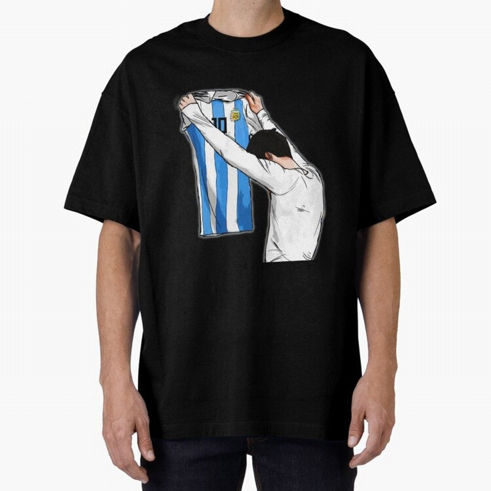 Art Messi Illustration Classic T-Shirt Bring a Champion Mindset to FIFA World Cup 2026 USA Canada Mexico Driven by Mbappe, England, France and Netherlands Energy, Retro Football Energy, Iconic Rivalries, Trophy Chase Drama and Stadium Atmosphere;