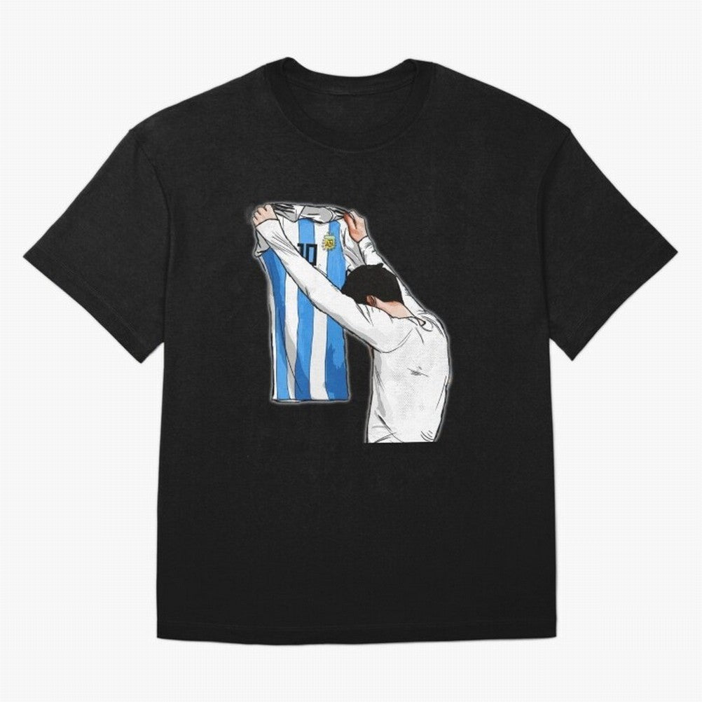 Art Messi Illustration Classic T-Shirt Bring a Champion Mindset to FIFA World Cup 2026 USA Canada Mexico Driven by Mbappe, England, France and Netherlands Energy, Retro Football Energy, Iconic Rivalries, Trophy Chase Drama and Stadium Atmosphere;