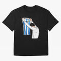 Art Messi Illustration Classic T-Shirt Bring a Champion Mindset to FIFA World Cup 2026 USA Canada Mexico Driven by Mbappe, England, France and Netherlands Energy, Retro Football Energy, Iconic Rivalries, Trophy Chase Drama and Stadium Atmosphere;