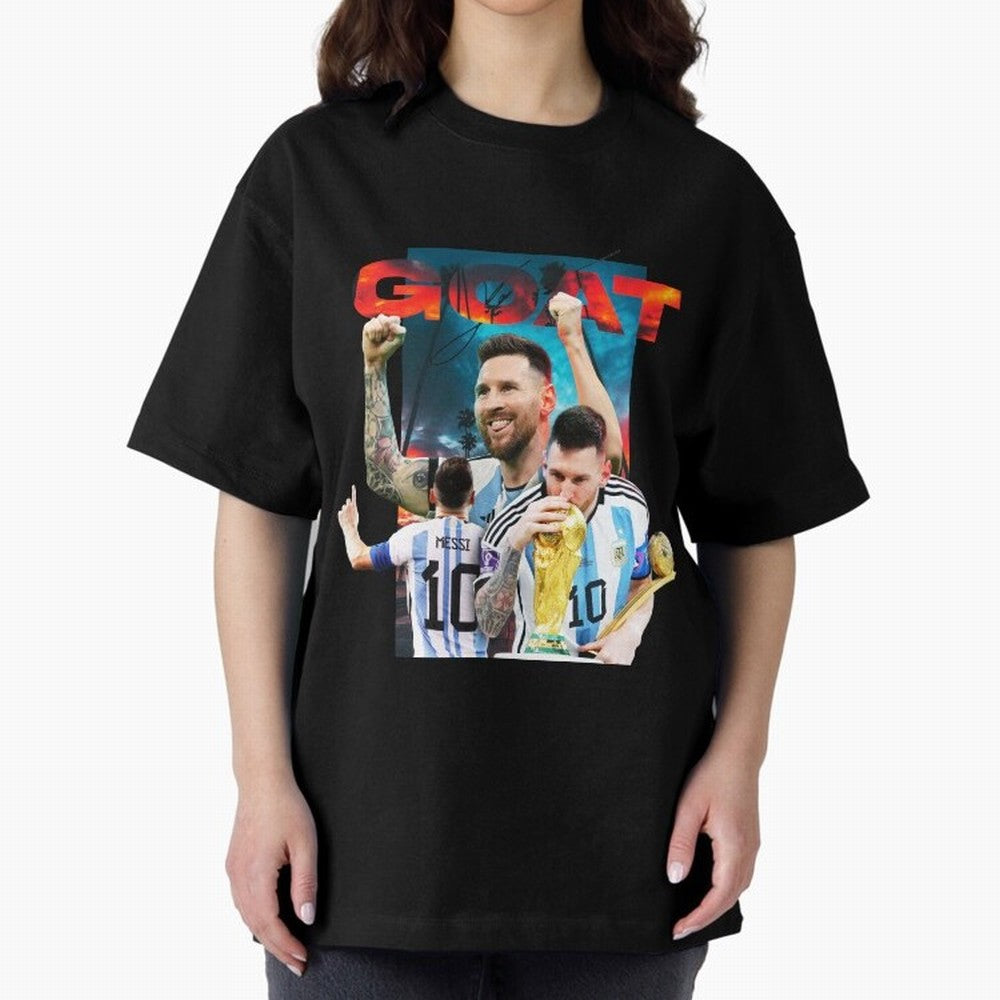 Messi GOAT Classic T-Shirt Upgrade Match Day Hype around FIFA World Cup 2026 Group Stage, Mbappe, Argentina, France and Brazil, Supporter Pride, Iconic Celebrations, Legendary Names and Global Match Day Energy; Ideal for Fans Who Follow Messi,