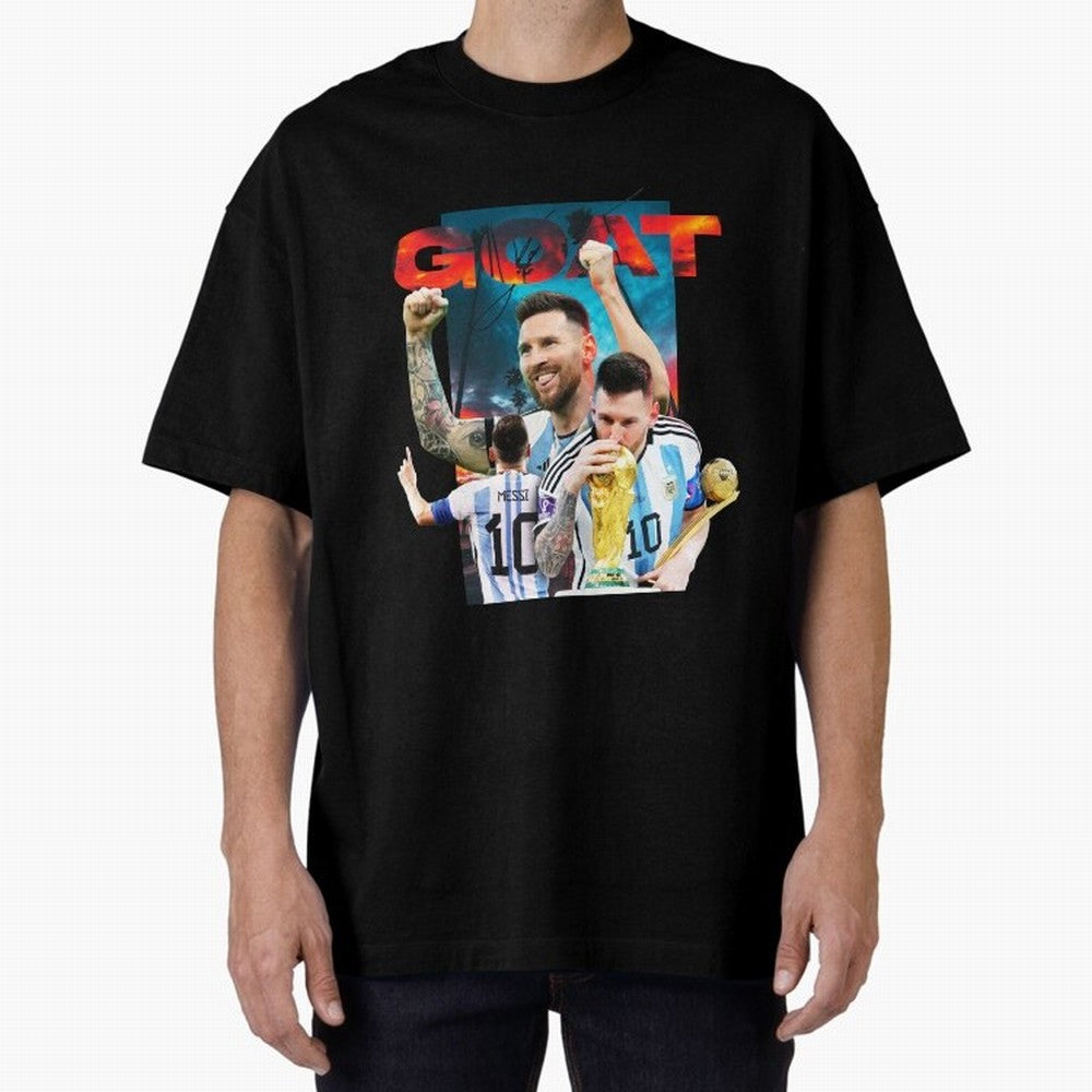 Messi GOAT Classic T-Shirt Upgrade Match Day Hype around FIFA World Cup 2026 Group Stage, Mbappe, Argentina, France and Brazil, Supporter Pride, Iconic Celebrations, Legendary Names and Global Match Day Energy; Ideal for Fans Who Follow Messi,