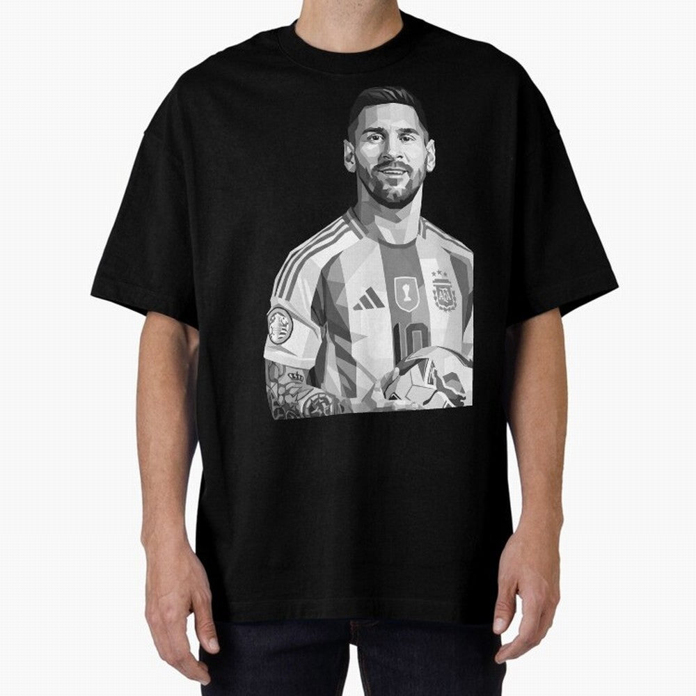Messi grayscale Classic T-Shirt Celebrate the FIFA World Cup 2026 Group Stage Journey through Haaland Highlights, France Pride, Game Day Rituals, Football Legends, Country Pride and the Road to the Final; Built for Supporters Chasing Trophy Dreams,
