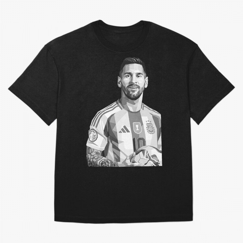 Messi grayscale Classic T-Shirt Celebrate the FIFA World Cup 2026 Group Stage Journey through Haaland Highlights, France Pride, Game Day Rituals, Football Legends, Country Pride and the Road to the Final; Built for Supporters Chasing Trophy Dreams,