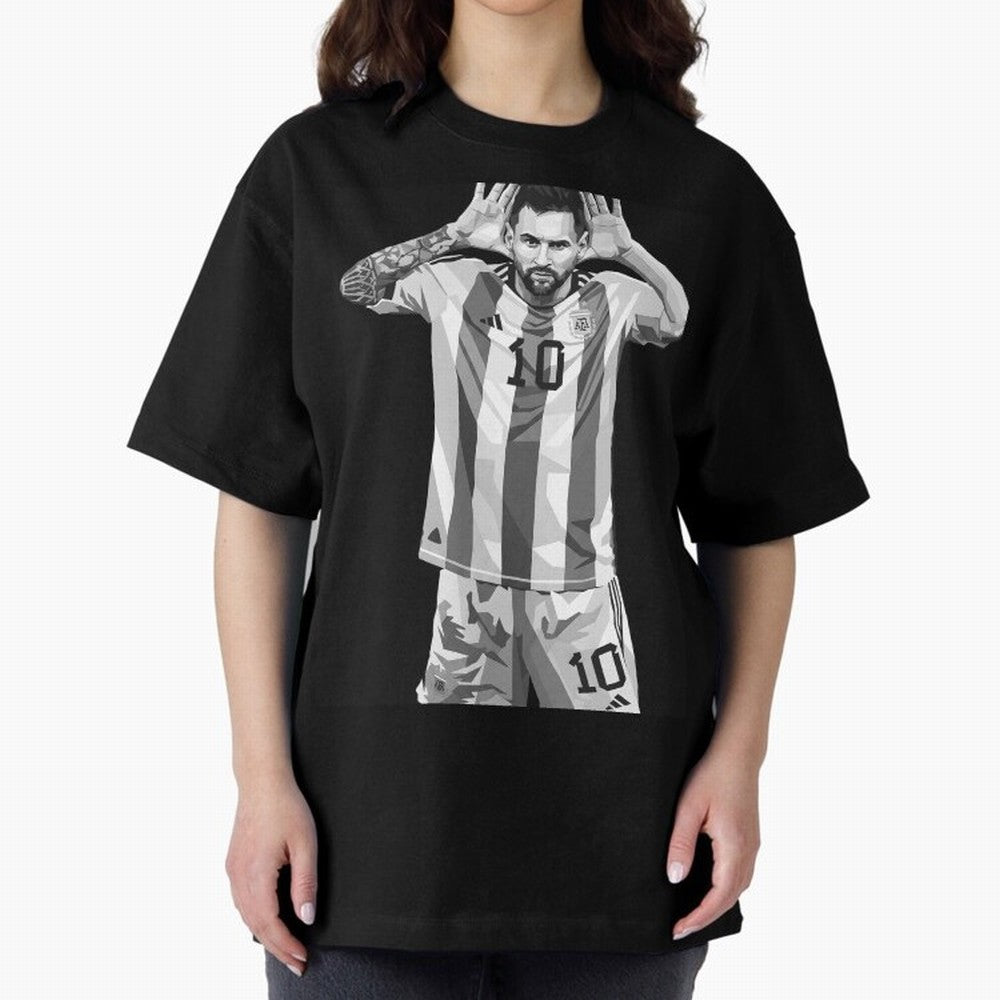 Messi grayscale Classic T-Shirt Upgrade Global Football Passion for FIFA World Cup 2026, Inspired by Haaland and Mbappe, Spain and Netherlands, Match Day Excitement, Supporter Culture, Golden Goals and Global Football Passion; Ideal for Passionate