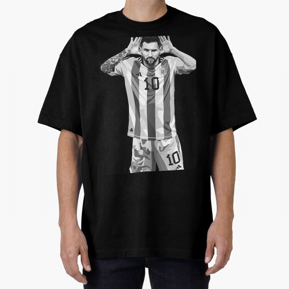Messi grayscale Classic T-Shirt Upgrade Global Football Passion for FIFA World Cup 2026, Inspired by Haaland and Mbappe, Spain and Netherlands, Match Day Excitement, Supporter Culture, Golden Goals and Global Football Passion; Ideal for Passionate