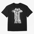 Messi grayscale Classic T-Shirt Upgrade Global Football Passion for FIFA World Cup 2026, Inspired by Haaland and Mbappe, Spain and Netherlands, Match Day Excitement, Supporter Culture, Golden Goals and Global Football Passion; Ideal for Passionate