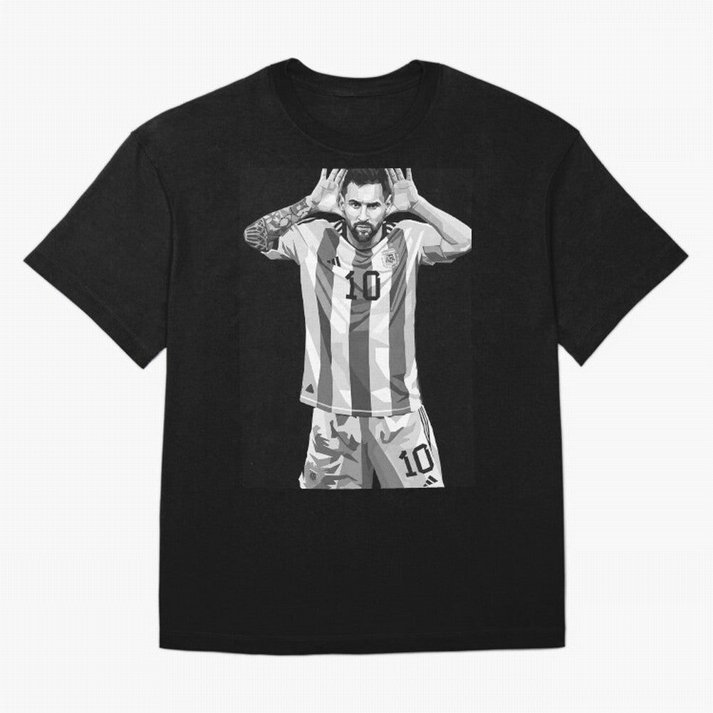 Messi grayscale Classic T-Shirt Upgrade Global Football Passion for FIFA World Cup 2026, Inspired by Haaland and Mbappe, Spain and Netherlands, Match Day Excitement, Supporter Culture, Golden Goals and Global Football Passion; Ideal for Passionate
