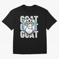 Art Messi Illustration Classic T-Shirt Share the Excitement of Global Football Passion for FIFA World Cup 2026 Group Stage, Built around Messi and Cristiano Ronaldo, France and Portugal, Vintage Soccer Flavor, Modern Football Stars, National Flags