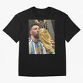 lionel Messi Oversized T-Shirt Show Your Love for FIFA World Cup 2026 Built around Mbappe and Neymar, France and Portugal Energy, Football History, Final Match Energy, Crowd Noise and Once in a Lifetime Moments; Perfect for Supporters Who Want Bold