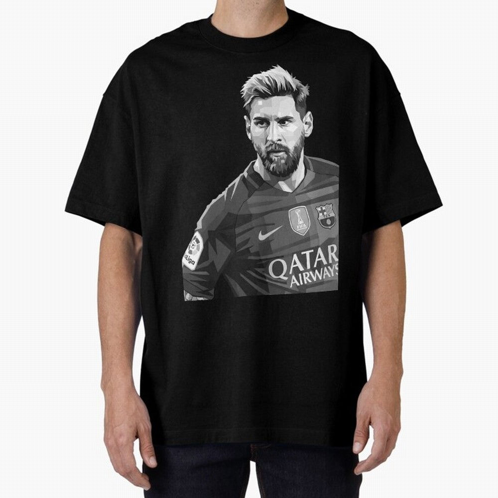 Messi grayscale Classic T-Shirt Feel the Trophy Chase of FIFA World Cup 2026 Group Stage Built around Neymar, Haaland and Cristiano Ronaldo, Argentina Energy, Soccer Culture, Superstar Moments, National Team Dreams and Competitive Fire; Ideal for