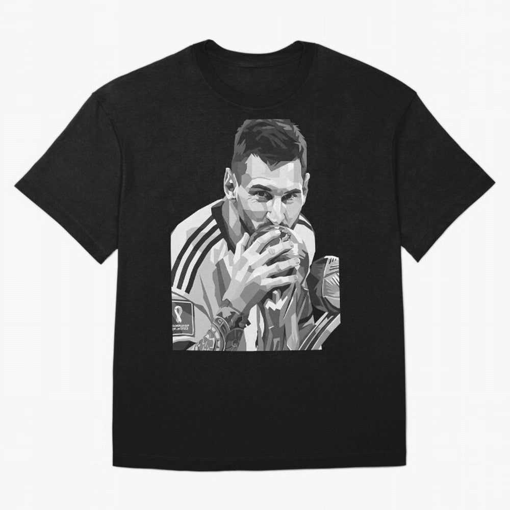 Messi grayscale Oversized T-Shirt Feel the Roar of FIFA World Cup 2026 Made for Messi, Netherlands Energy, Fan Favorite Moments, National Team Passion, Big Match Drama and Soccer History; Perfect for Supporters Who Want Bold Football Energy, Global