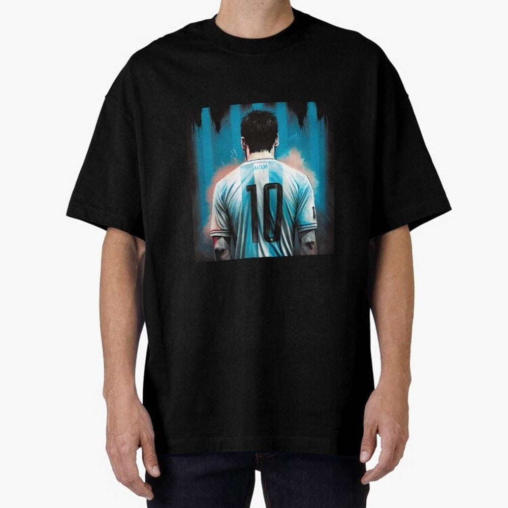 Lionel Messi Oversized T-Shirt Get Ready for Global Football Passion for FIFA World Cup 2026 USA Canada Mexico, Filled with Cristiano Ronaldo, Spain and Netherlands, Sports Nostalgia, International Competition, Famous Players and Unforgettable