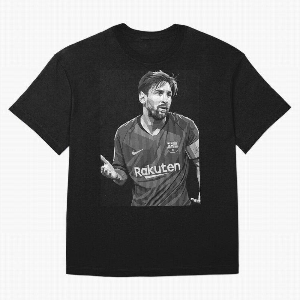 Messi grayscale Oversized T-Shirt Bring Champion Energy into FIFA World Cup 2026 USA Canada Mexico Highlighting Messi, CR7 and Mbappe, Argentina and Brazil Energy, Fan Favorite Moments, National Team Passion, Big Match Drama and Soccer History;