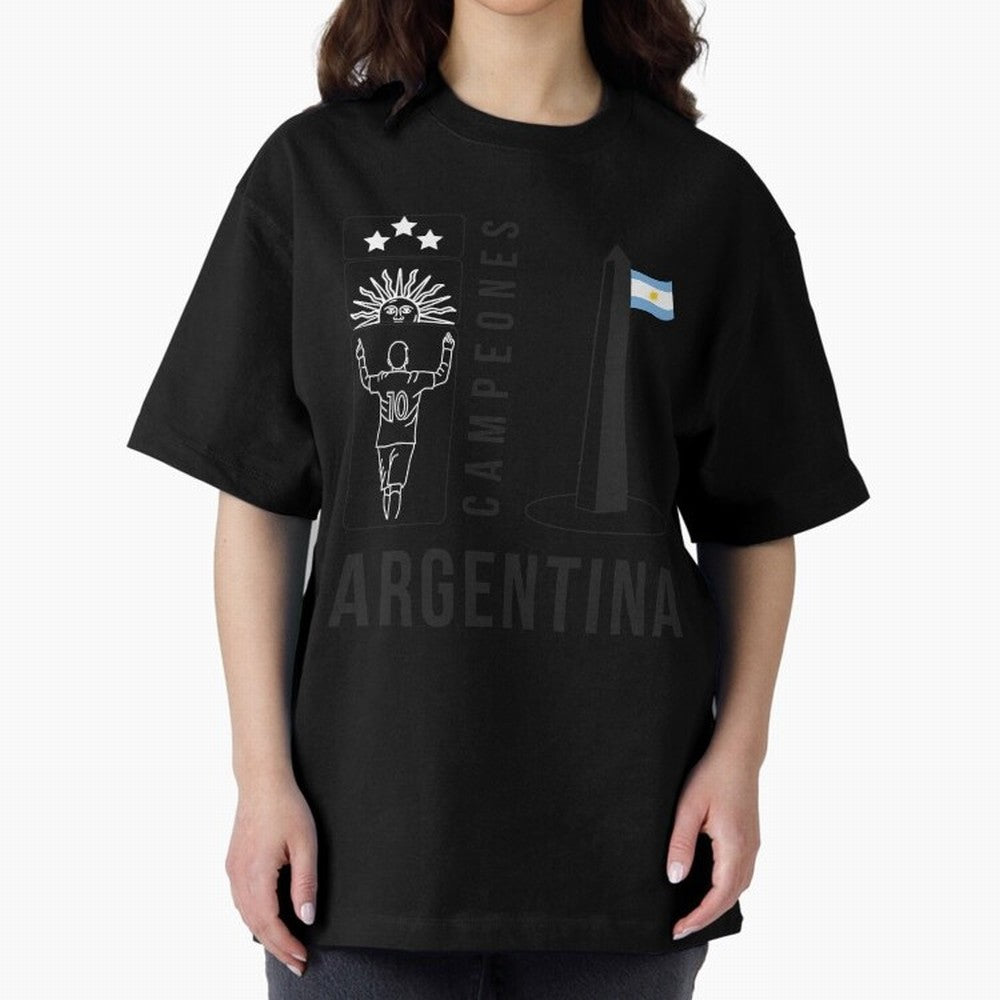 Argentina Campeon Classic T-Shirt Capture Stadium Memories from FIFA World Cup 2026 Group Stage Built around Neymar, Germany Energy, Classic Soccer Heritage, Championship Pressure, Fan Loyalty and International Pride; Perfect for Supporters Who