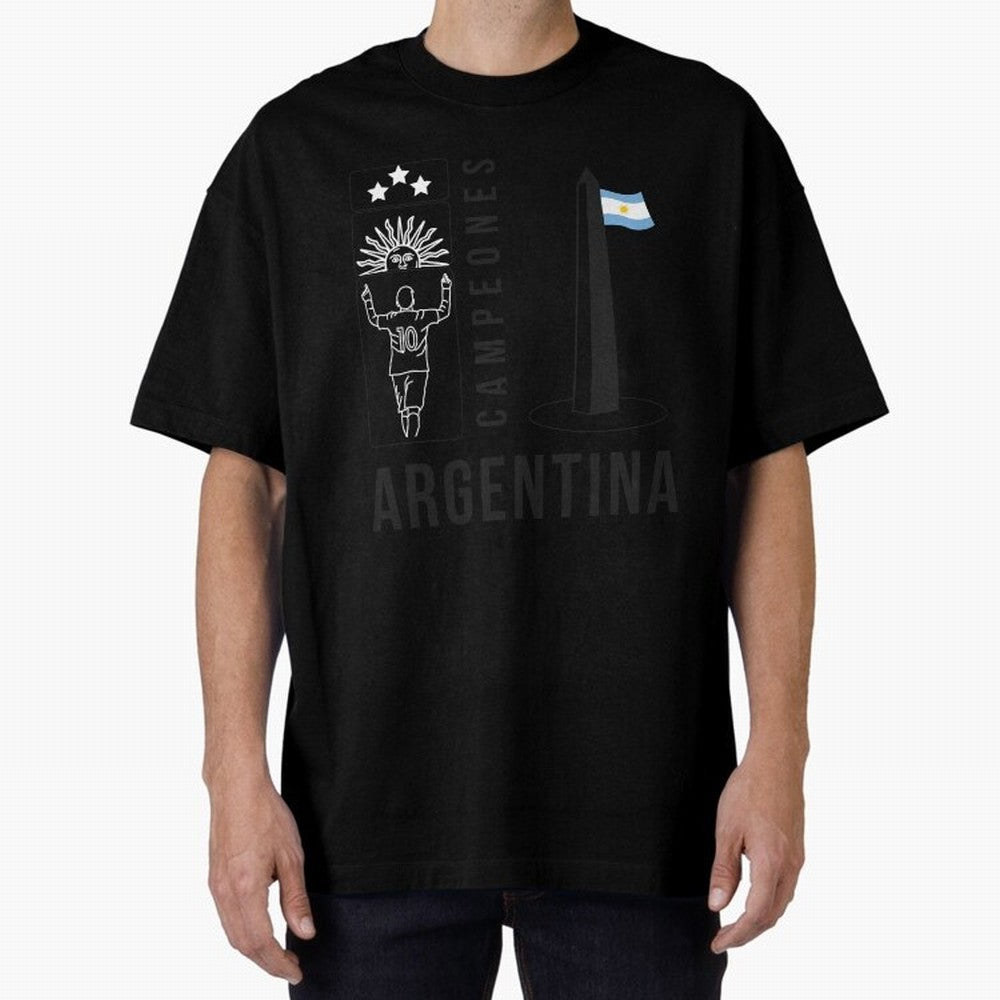 Argentina Campeon Classic T-Shirt Capture Stadium Memories from FIFA World Cup 2026 Group Stage Built around Neymar, Germany Energy, Classic Soccer Heritage, Championship Pressure, Fan Loyalty and International Pride; Perfect for Supporters Who