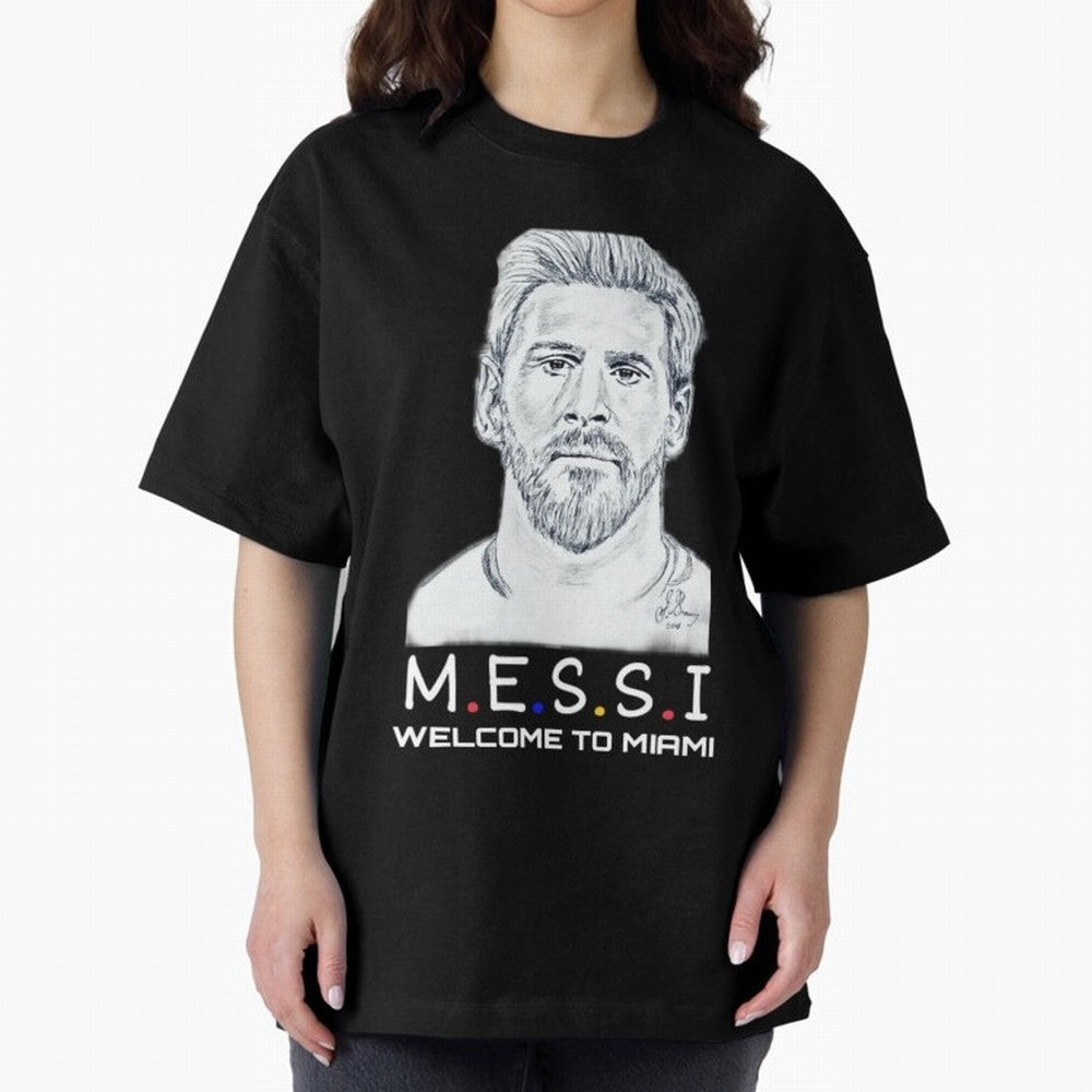 Lionel Messi, welcome to Miami Essential T-Shirt Show Fan Pride Across the FIFA World Cup 2026 Journey through Cristiano Ronaldo Highlights, Spain Pride, Retro Football Energy, Iconic Rivalries, Trophy Chase Drama and Stadium Atmosphere; Built for