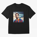 Messi Photo Realistic Paint Art Classic T-Shirt Make Game Day About FIFA World Cup 2026 with Cristiano Ronaldo, Argentina, France and Brazil Energy, Supporter Pride, Iconic Celebrations, Legendary Names and Global Match Day Energy; Great for Watch