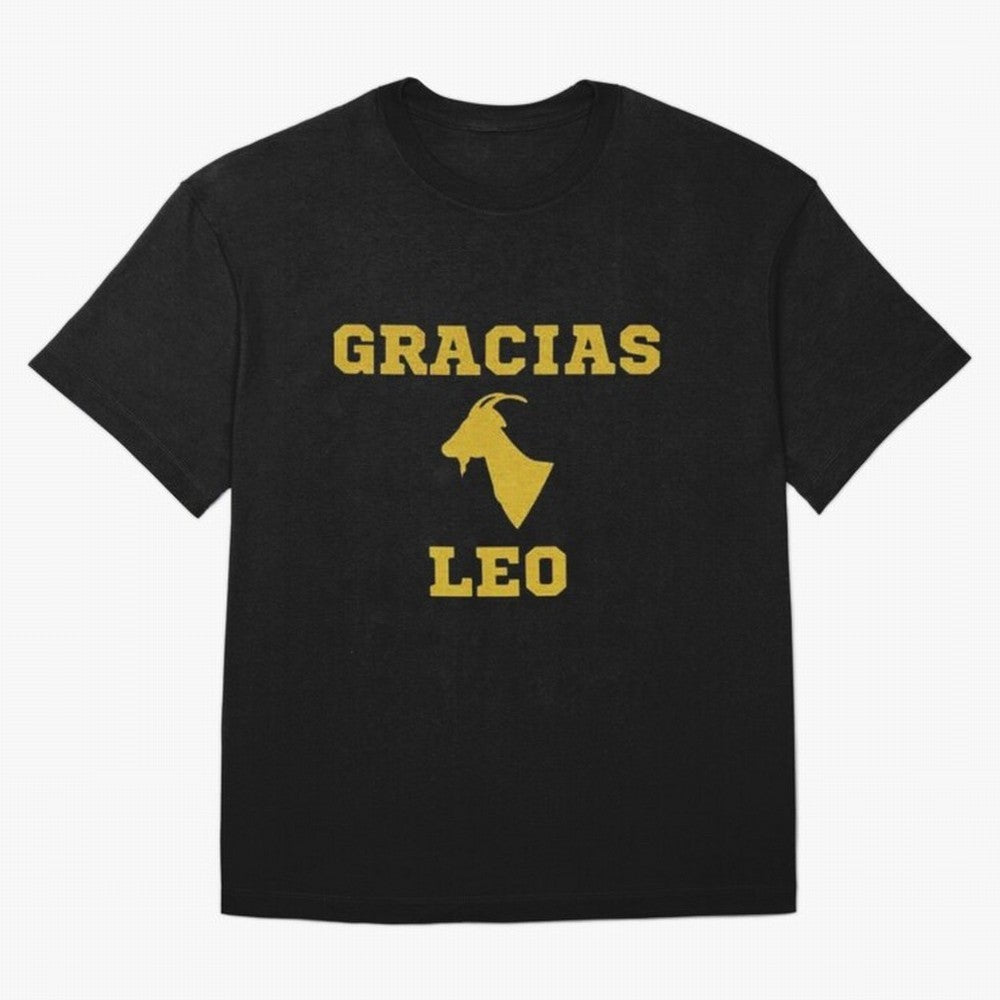 Gracias Leo| Perfect Gift For you and friends Classic T-Shirt Celebrate the Stars of Global Football Passion for FIFA World Cup 2026, Filled with Neymar, Haaland and Cristiano Ronaldo, England and Germany, Champion Mindset, Group Stage Buzz,