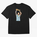 Lionel Messi Classic T-Shirt Bring Retro Soccer Energy to Global Football Passion for FIFA World Cup 2026 USA Canada Mexico, Centered on CR7, Brazil, Championship Spirit, Famous Goals, Roaring Crowds and International Football Unity; Perfect for