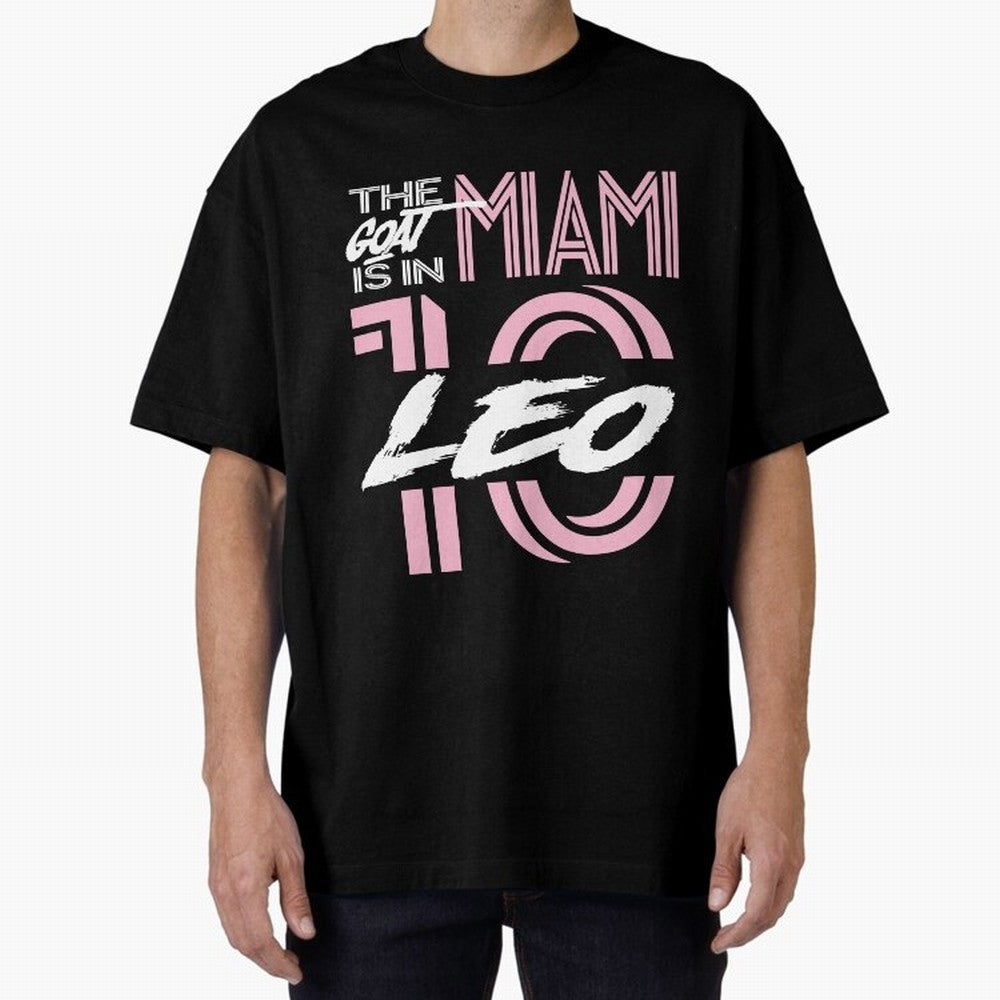Leo the Goat Is In Miami Classic T-Shirt Relive Legendary Nights from FIFA World Cup 2026 USA Canada Mexico Highlighting Messi and Cristiano Ronaldo, Argentina Energy, Vintage Soccer Flavor, Modern Football Stars, National Flags and Final Night