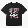 Leo the Goat Is In Miami Classic T-Shirt Relive Legendary Nights from FIFA World Cup 2026 USA Canada Mexico Highlighting Messi and Cristiano Ronaldo, Argentina Energy, Vintage Soccer Flavor, Modern Football Stars, National Flags and Final Night