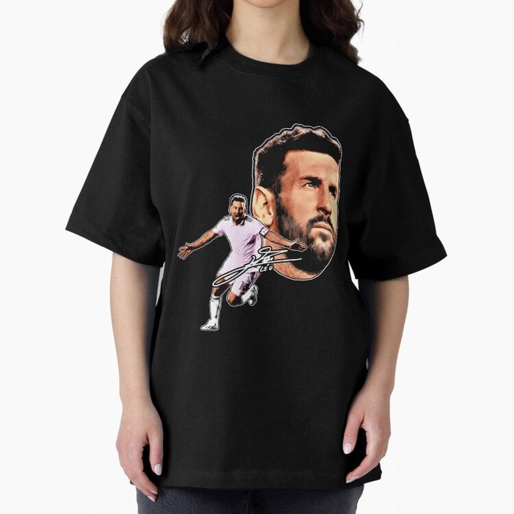 Lionel messi Retro Style Tee Bootleg big face vintage argentina Football Legend Classic T-Shirt Elevate Match Day Hype around FIFA World Cup 2026, Cristiano Ronaldo, Haaland and CR7, England, France and Netherlands, Stadium Chants, National Pride,