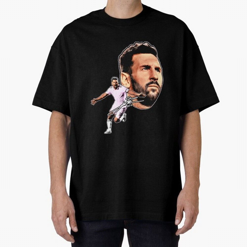 Lionel messi Retro Style Tee Bootleg big face vintage argentina Football Legend Classic T-Shirt Elevate Match Day Hype around FIFA World Cup 2026, Cristiano Ronaldo, Haaland and CR7, England, France and Netherlands, Stadium Chants, National Pride,