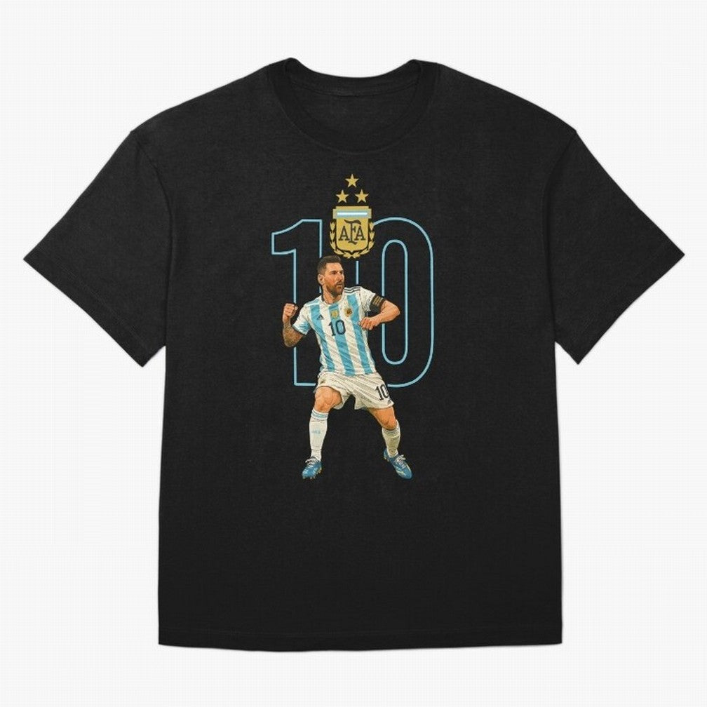 10 MESSI Classic T-Shirt Support Iconic Players in FIFA World Cup 2026 USA Canada Mexico Connected to Neymar, Brazil, Portugal and Argentina Energy, Soccer Culture, Superstar Moments, National Team Dreams and Competitive Fire; Ideal for Fans Who
