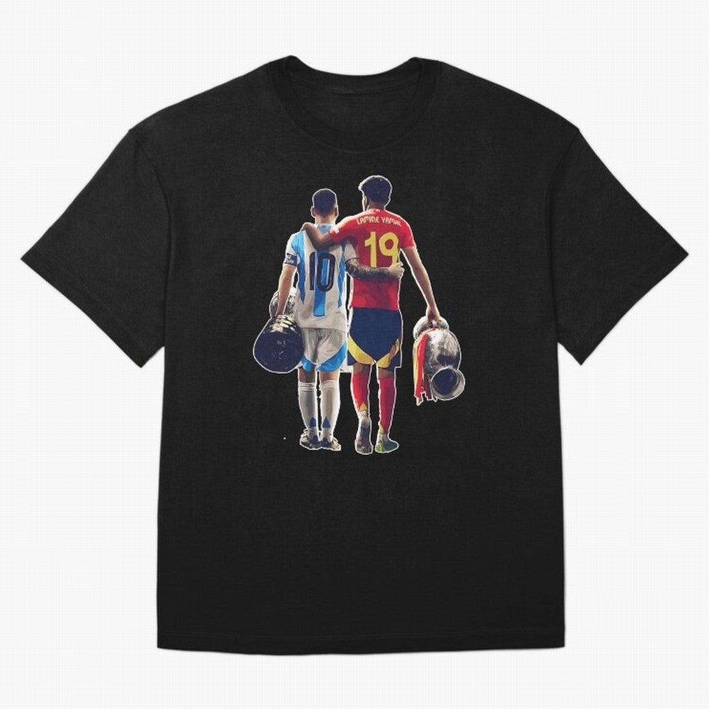 Lionel Messi and Foster child Classic T-Shirt Keep the Legacy of the FIFA World Cup 2026 Journey through Messi, Neymar and Mbappe Highlights, Portugal, Spain and Germany Pride, Worldwide Fan Energy, Dramatic Goals, Stadium Lights and Championship