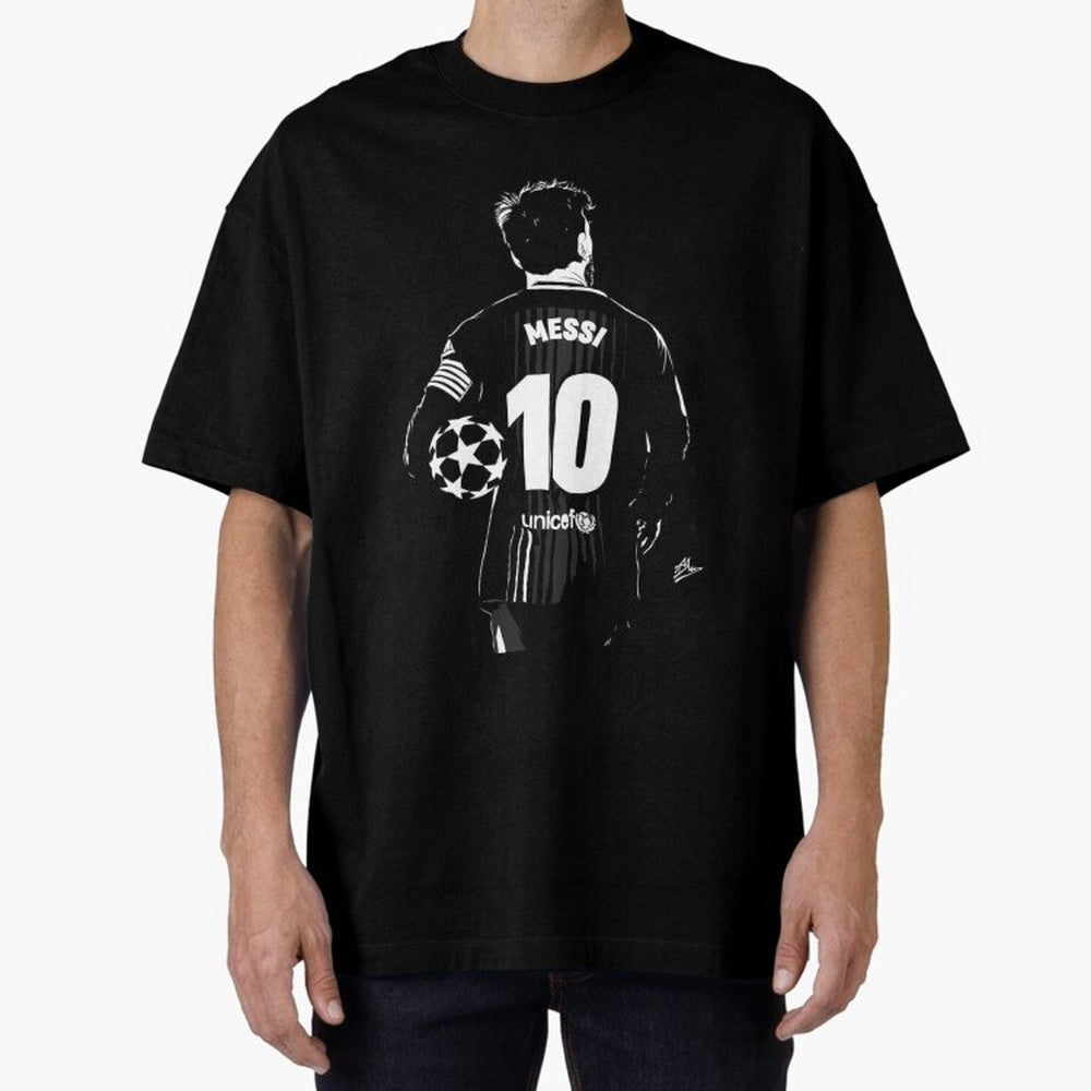 Lionel Messi Oversized T-Shirt Bring FIFA World Cup 2026 USA Canada Mexico Capturing Messi, Argentina, France and Brazil Energy, Football Passion, Legendary Performances, Festival Vibes and Supporter Community; Created for Match Day Parties, Soccer