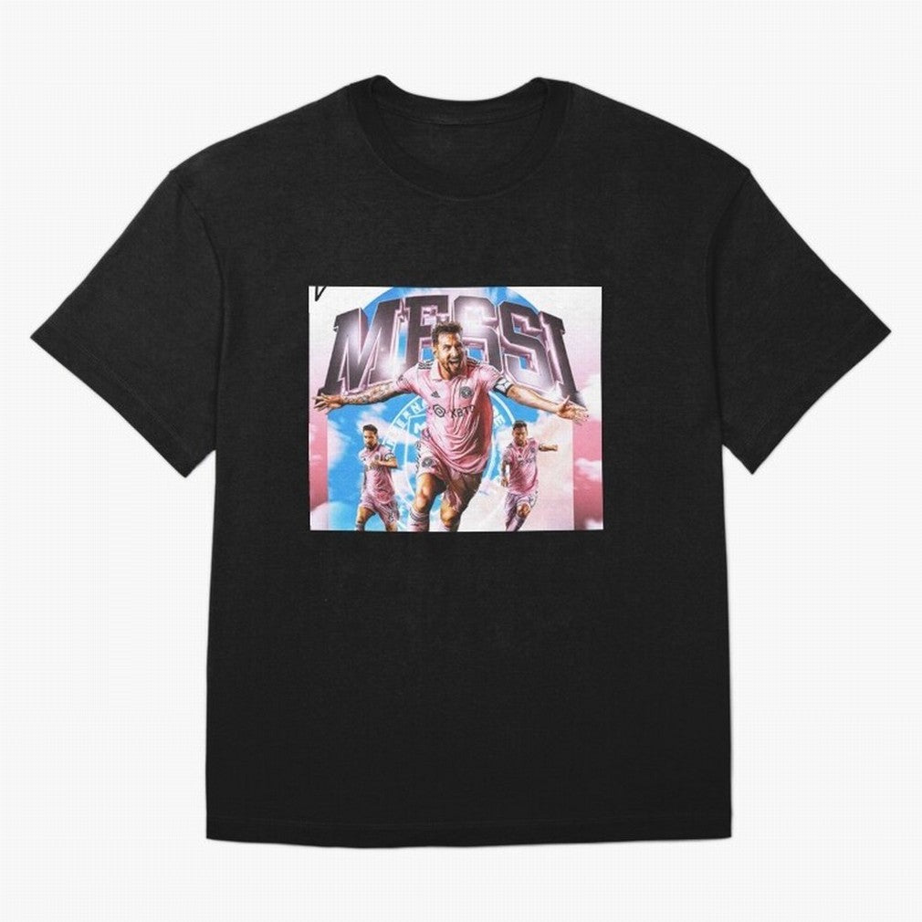 Inter Miami Messi Oversized T-Shirt Create the FIFA World Cup 2026 USA Canada Mexico Journey through Messi, CR7 and Mbappe Highlights, Argentina, France and Brazil Pride, Match Day Excitement, Supporter Culture, Golden Goals and Global Football