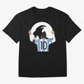 Lionel Messi Goat Oversized T-Shirt Live the Energy of Global Football Passion for FIFA World Cup 2026 USA Canada Mexico, Filled with Mbappe and Neymar, Spain, Tournament Hype, Historic Matchups, Family Viewing Parties and Global Sports Pride; Made