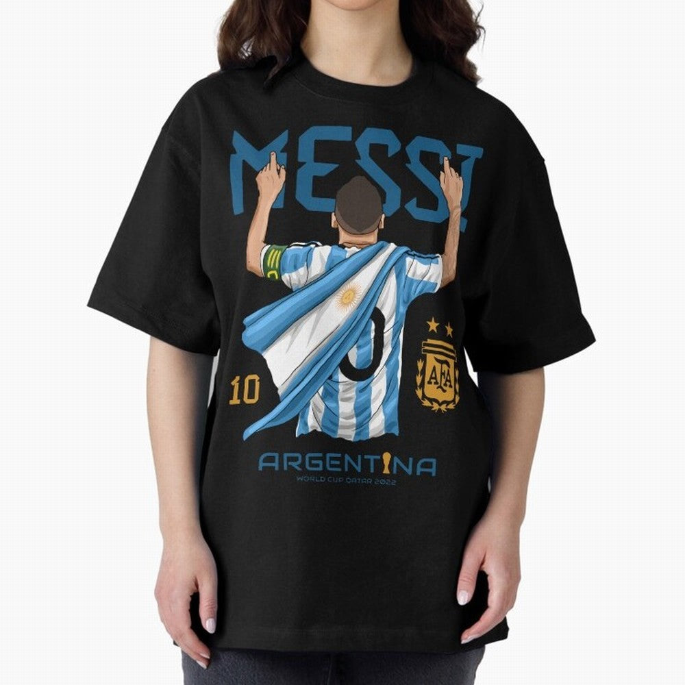 Argentina World Champs Messi Number Classic T-Shirt Relive FIFA World Cup 2026 Group Stage Spirit, Featuring Portugal, Spain and Germany, Neymar, Haaland and Cristiano Ronaldo, Football Festival Excitement, Trophy Ambitions, Country Rivalries and