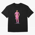 Lionel Messi Vector Oversized T-Shirt Bring Bold Fan Energy to Global Football Passion for FIFA World Cup 2026 Group Stage, Filled with Messi, France and Portugal, Championship Spirit, Famous Goals, Roaring Crowds and International Football Unity;
