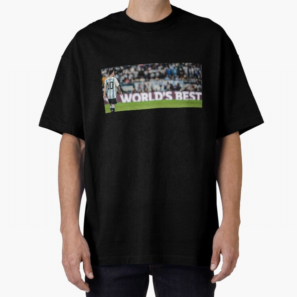 Argentina Leo Messi world best picture Oversized T-Shirt Bring Legendary Rivalry Energy to FIFA World Cup 2026 Group Stage for Fans of Cristiano Ronaldo, Haaland and CR7 and Argentina, Bringing Football Festival Excitement, Trophy Ambitions,