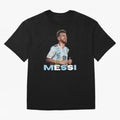 Lionel Messi Oversized T-Shirt Support FIFA World Cup 2026 USA Canada Mexico Spirit, Featuring Brazil, CR7 and Messi, Global Supporter Spirit, Legendary Goals, National Colors and Tournament Celebration; Created for Match Day Parties, Soccer Gifts,