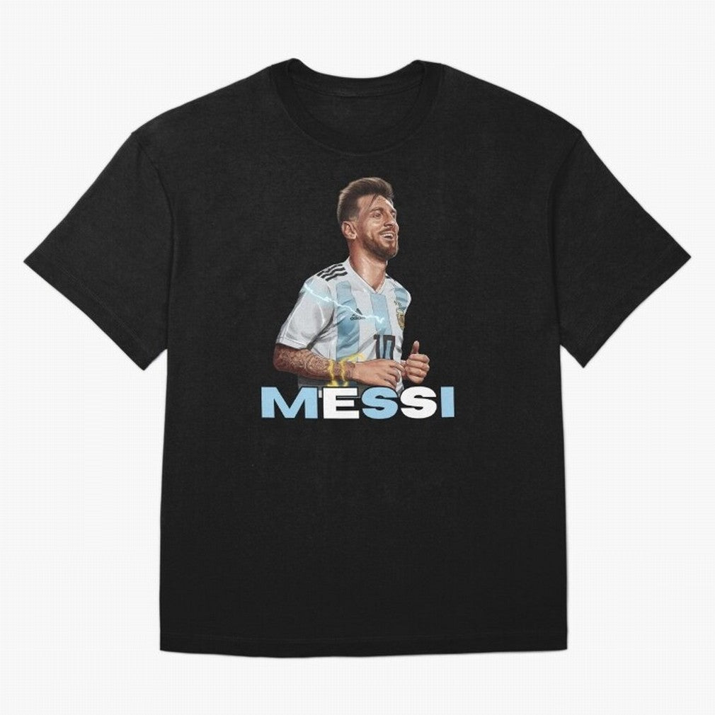 Lionel Messi Oversized T-Shirt Support FIFA World Cup 2026 USA Canada Mexico Spirit, Featuring Brazil, CR7 and Messi, Global Supporter Spirit, Legendary Goals, National Colors and Tournament Celebration; Created for Match Day Parties, Soccer Gifts,