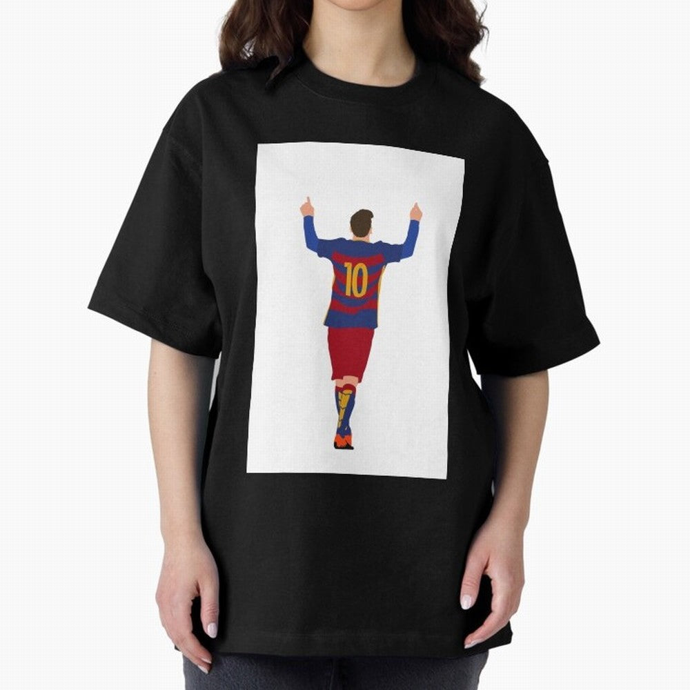 Lionel Messi - FC Barcelona Essential T-Shirt Stand Out with Spirit from Global Football Passion for FIFA World Cup 2026 USA Canada Mexico, Centered on Mbappe, Germany, Football History, Final Match Energy, Crowd Noise and Once in a Lifetime