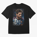 Argentina World Champs Messi Number Oversized T-Shirt Celebrate Global Passion for FIFA World Cup 2026 Built around CR7 and Messi, Spain Energy, Football Festival Excitement, Trophy Ambitions, Country Rivalries and Star Player Buzz; Ideal for