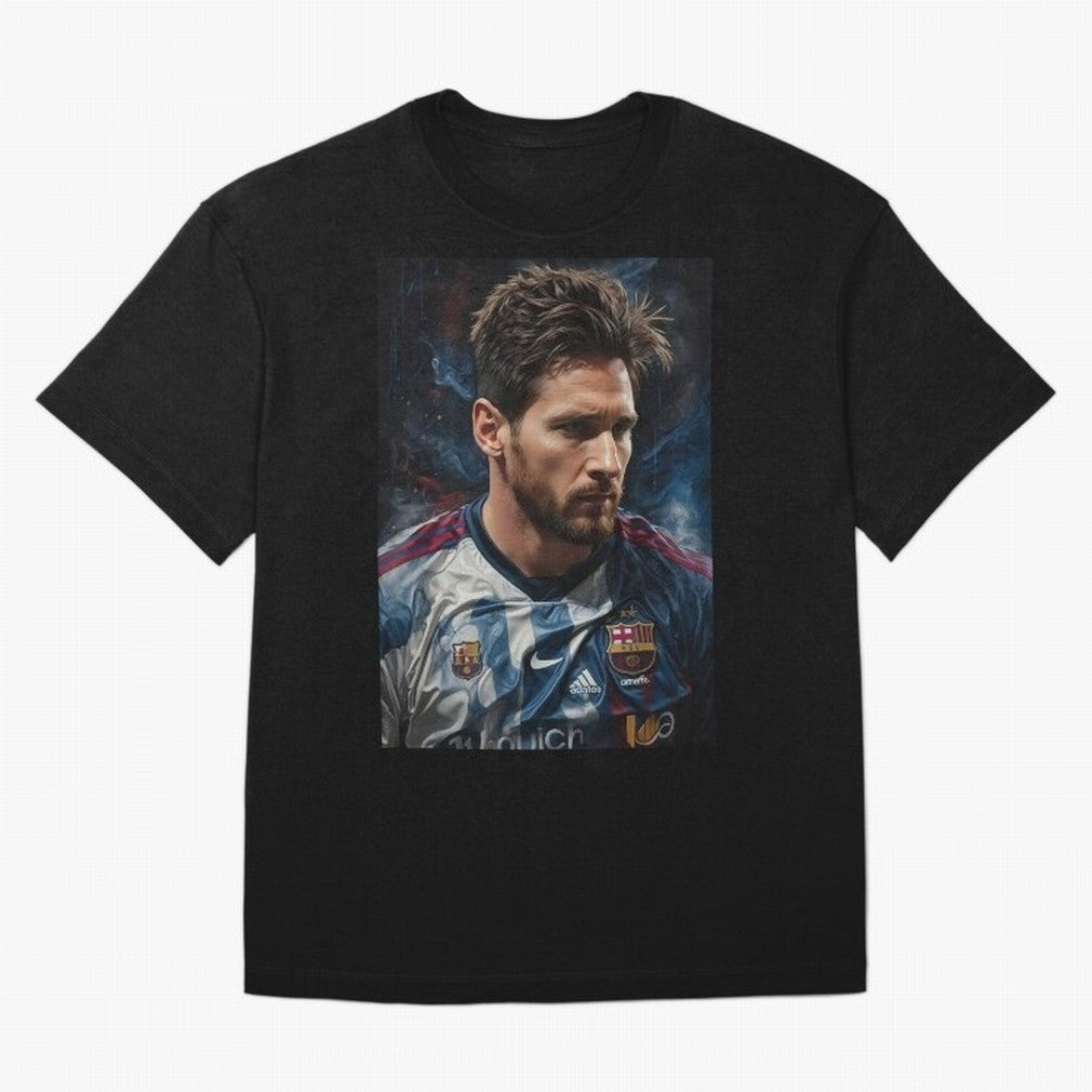 Argentina World Champs Messi Number Oversized T-Shirt Celebrate Global Passion for FIFA World Cup 2026 Built around CR7 and Messi, Spain Energy, Football Festival Excitement, Trophy Ambitions, Country Rivalries and Star Player Buzz; Ideal for
