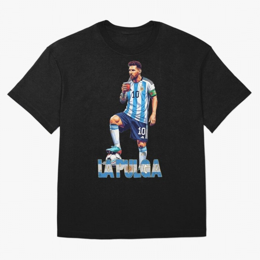 Argentina World Champs Messi Number Oversized T-Shirt Stand with the FIFA World Cup 2026 USA Canada Mexico Journey through Neymar, Haaland and Cristiano Ronaldo Highlights, Spain and Netherlands Pride, Retro Football Energy, Iconic Rivalries,