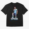 Argentina World Champs Messi Number Oversized T-Shirt Stand with the FIFA World Cup 2026 USA Canada Mexico Journey through Neymar, Haaland and Cristiano Ronaldo Highlights, Spain and Netherlands Pride, Retro Football Energy, Iconic Rivalries,