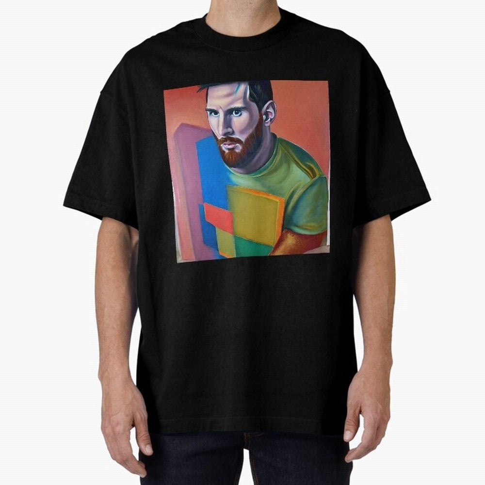 Lionel Oversized T-Shirt Feel the Heartbeat of FIFA World Cup 2026 Spirit, Filled with France and Portugal, Mbappe, Football History, Final Match Energy, Crowd Noise and Once in a Lifetime Moments; Great for Watch Parties, Sports Bars, Family