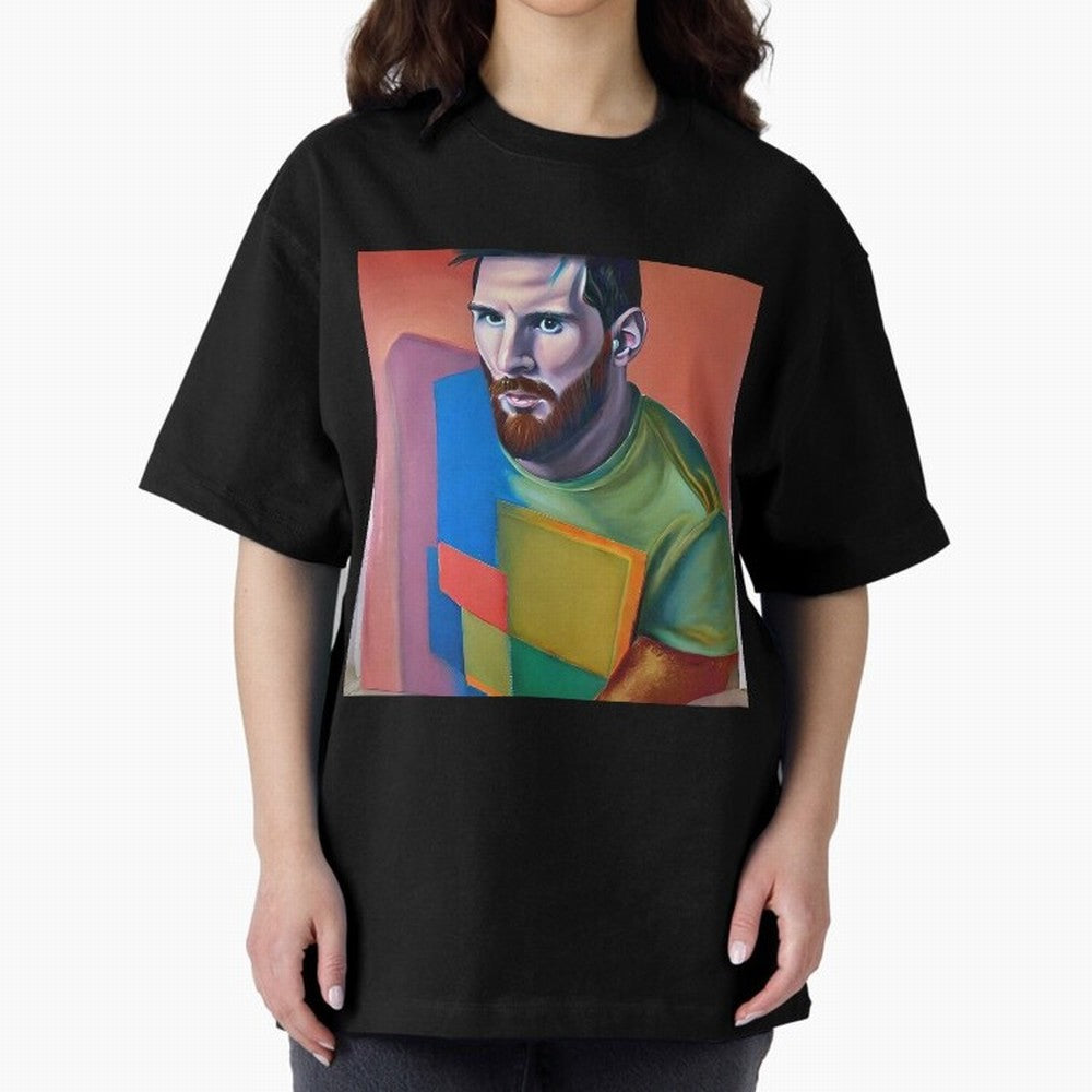 Lionel Oversized T-Shirt Feel the Heartbeat of FIFA World Cup 2026 Spirit, Filled with France and Portugal, Mbappe, Football History, Final Match Energy, Crowd Noise and Once in a Lifetime Moments; Great for Watch Parties, Sports Bars, Family