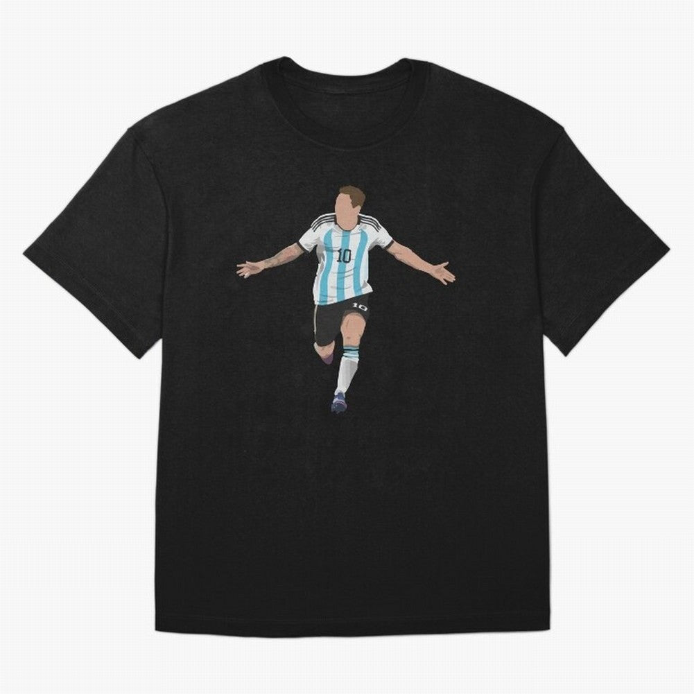 Messi Goal World Cup 2022 Oversized T-Shirt Bring Legendary Rivalry Energy to Match Day Hype around FIFA World Cup 2026 Group Stage, Messi, England and Germany, Retro Football Energy, Iconic Rivalries, Trophy Chase Drama and Stadium Atmosphere;