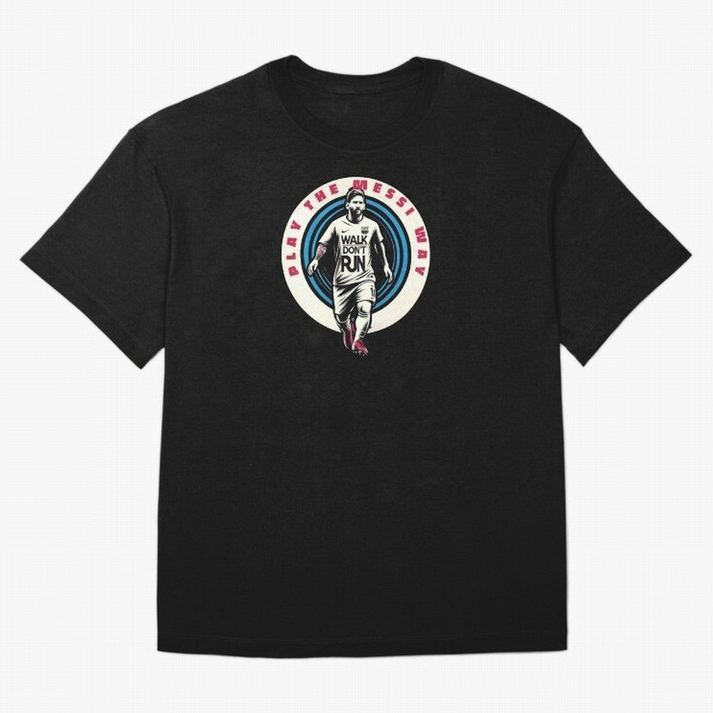Play the Messi Way Classic T-Shirt Represent the Passion of Match Day Hype around FIFA World Cup 2026 USA Canada Mexico, Haaland, Brazil, Classic Soccer Heritage, Championship Pressure, Fan Loyalty and International Pride; Created for Match Day