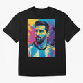 Argentina World Champs Messi Number Oversized T-Shirt Relive the Noise and Pride of FIFA World Cup 2026 USA Canada Mexico Spirit, with England, France and Netherlands, Messi and Cristiano Ronaldo, Football Passion, Legendary Performances, Festival